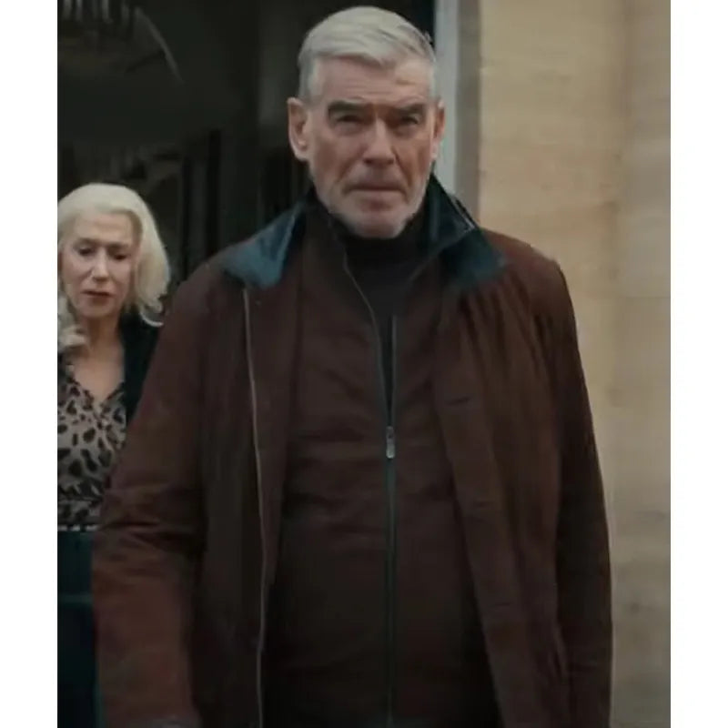 Mobland Pierce Brosnan Coat