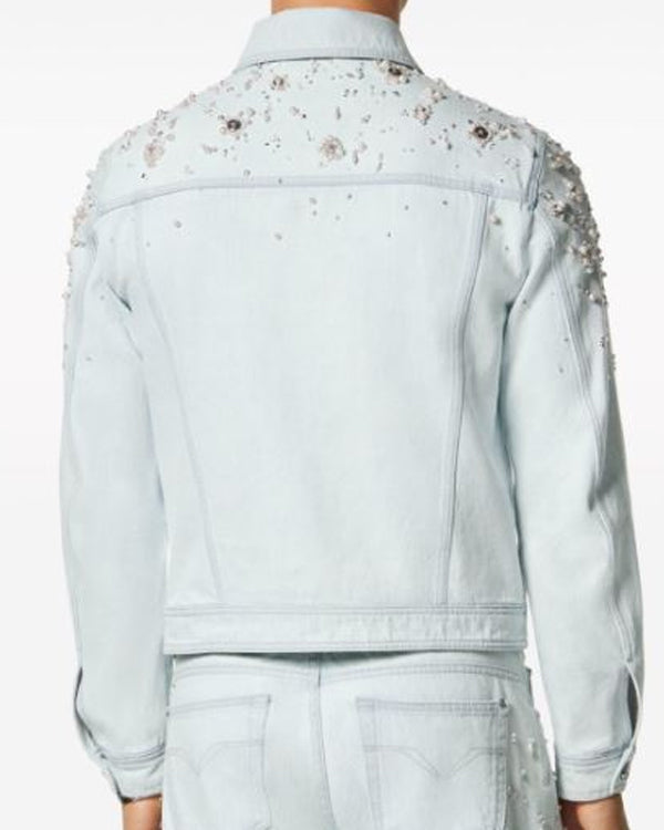 The Voice S27 John Legend Blue Embellished Denim Jacket
