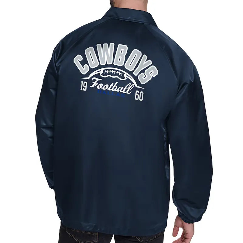 Dallas Cowboys Retro Logo Coaches Jacket