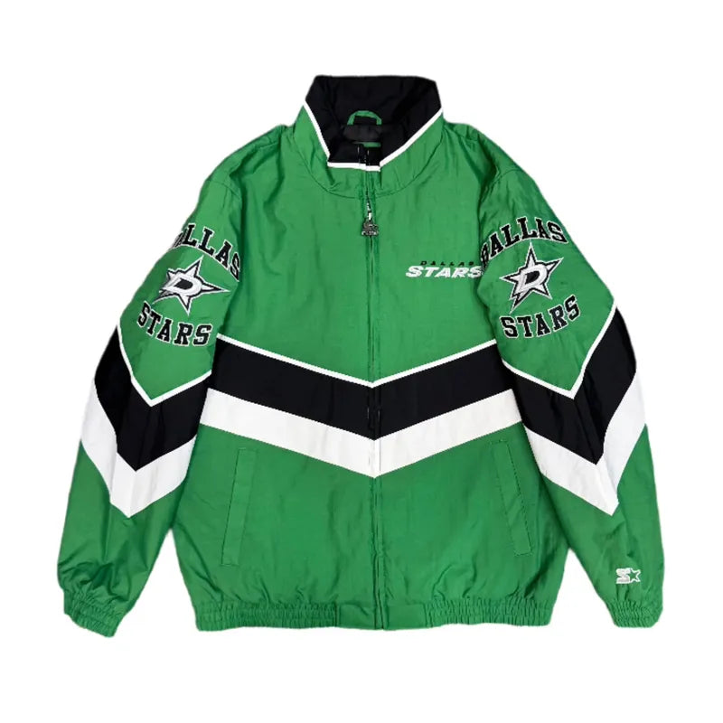 Dallas Stars Captain Green Full-Zip Jacket