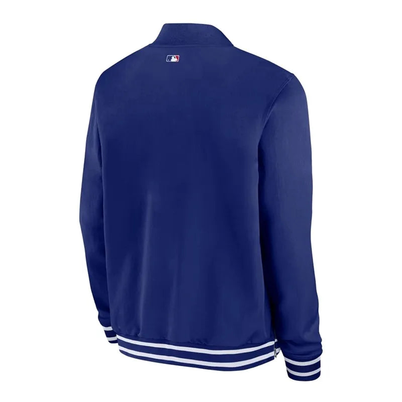 Dave Roberts LA Dodgers Blue Bomber Jacket