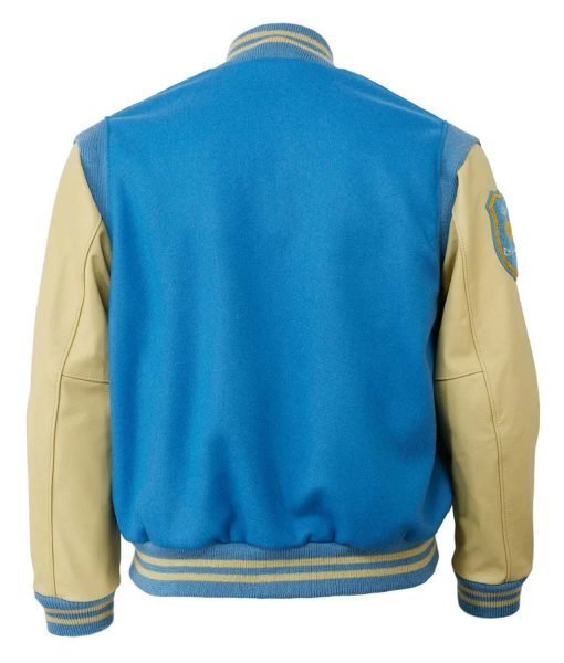 1952 Detroit Lions Varsity Blue and Cream Jacket