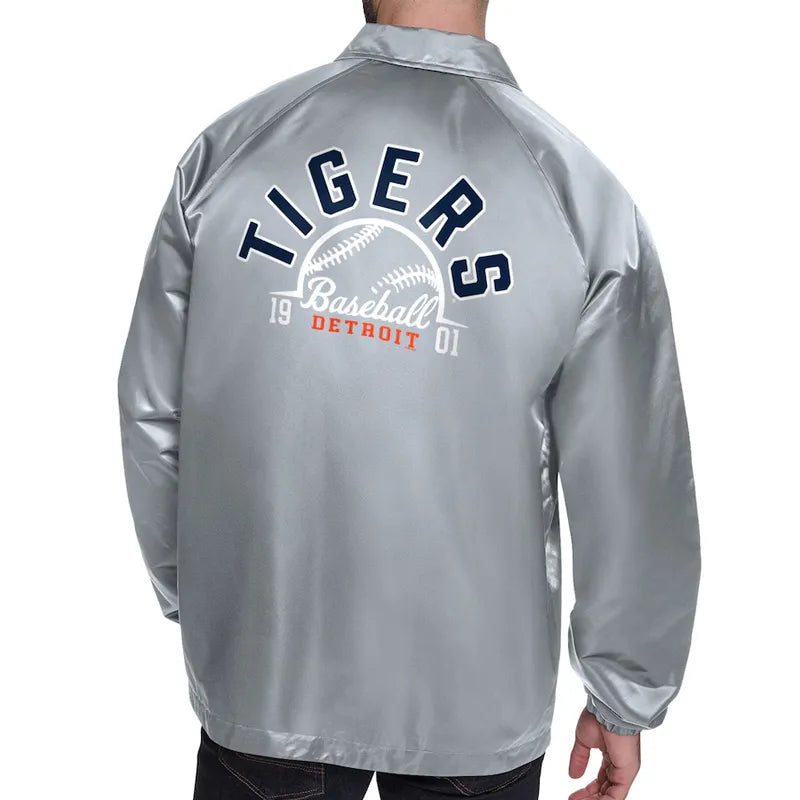 Detroit Tigers Retro Logo Coaches Jacket