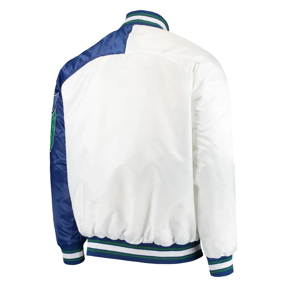 Dugout Championship Hartford Whalers White and Blue Jacket