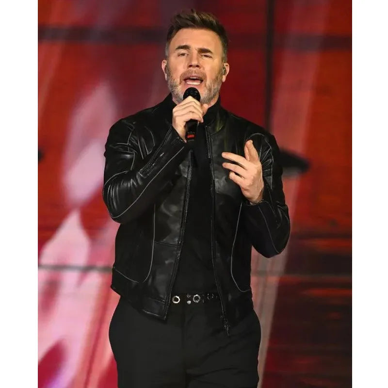 Gary Barlow F1 75 Leather Jacket