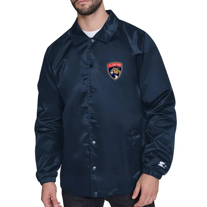 Florida Panthers Retro Logo Coaches Jacket