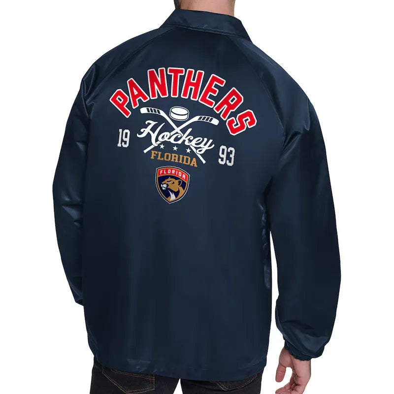Florida Panthers Retro Logo Coaches Jacket