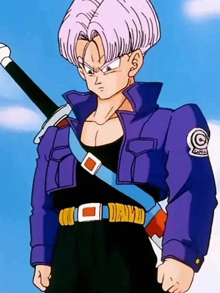 Future Trunks Blue Leather Jacket