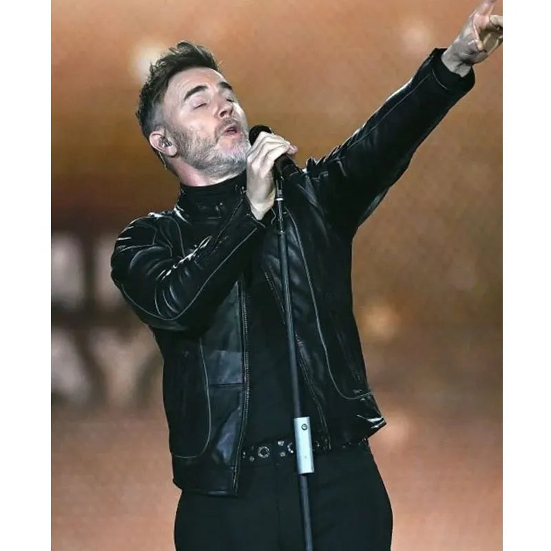 Gary Barlow F1 75 Leather Jacket