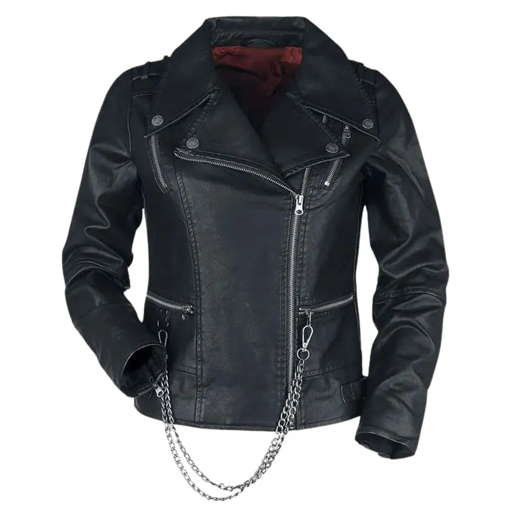 Hellfire Club Black Leather Jacket