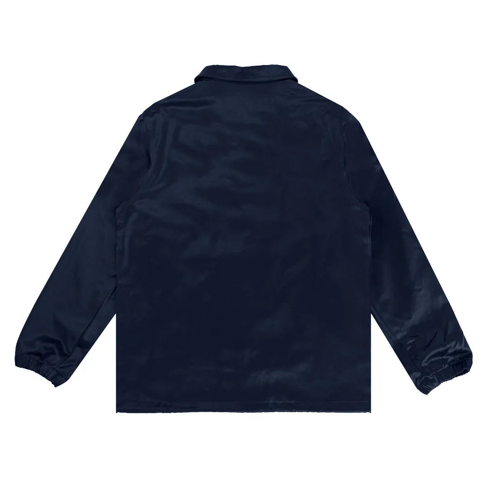 Homestead Grays Navy Satin Windbreaker