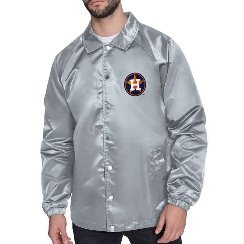Houston Astros Retro Logo Coaches Jacket
