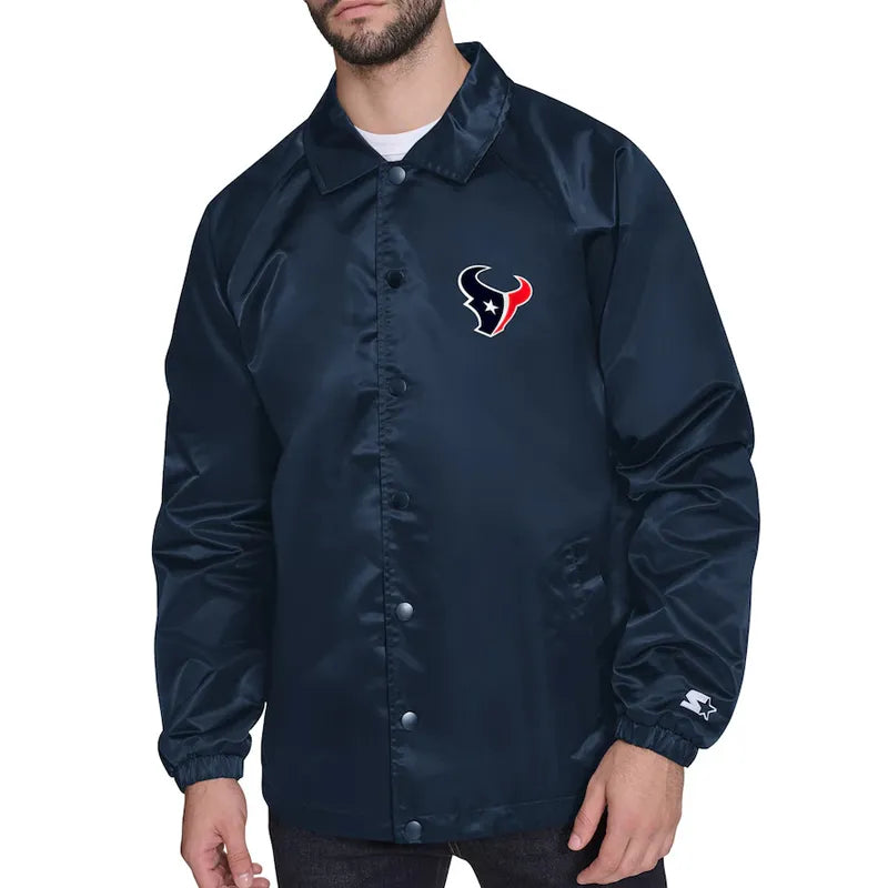 Houston Texans Retro Logo Coaches Jacket