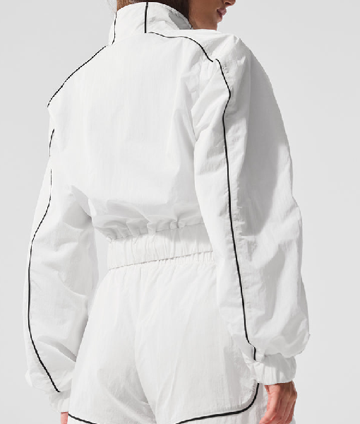 Access Hollywood 2025 Zuri Hall Track Crop Jacket