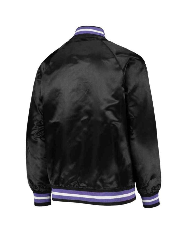 Jeff Hamilton Toronto Raptors Black Satin Jacket