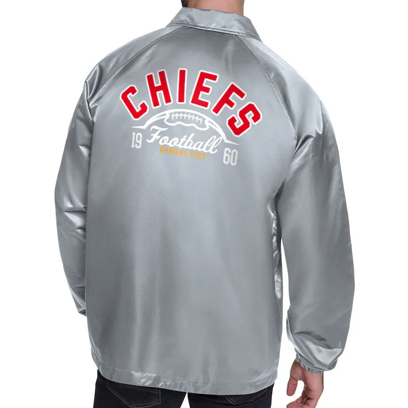 Kansas City Chiefs Retro Logo Coaches Jacket