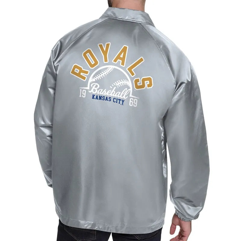 Kansas City Royals Retro Logo Coaches Jacket