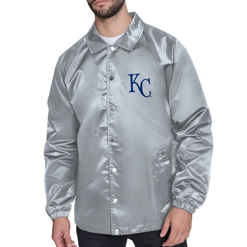 Kansas City Royals Retro Logo Coaches Jacket