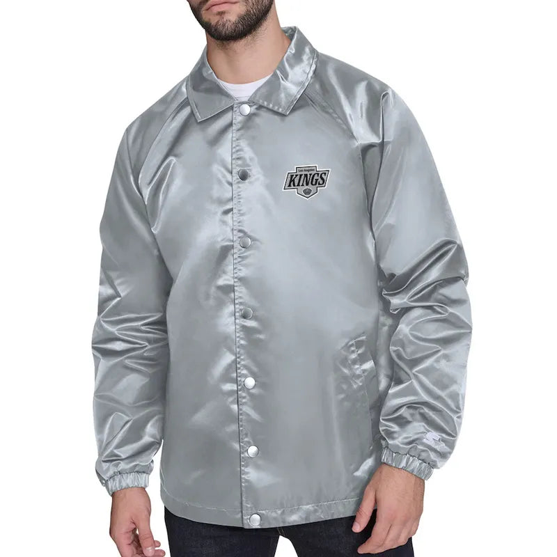 LA Kings Retro Logo Coaches Jacket