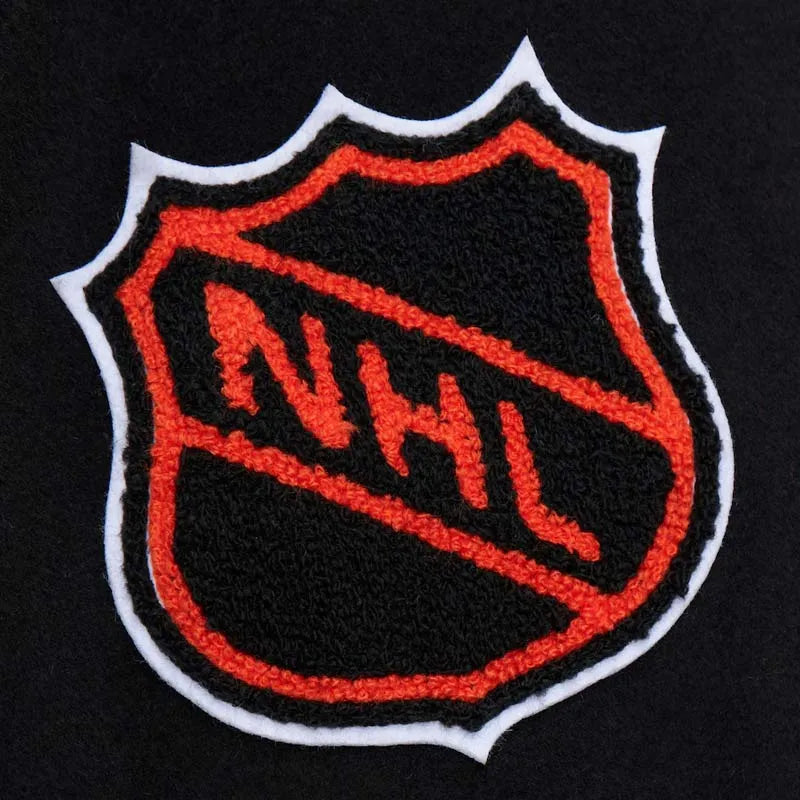 LA Kings Black Out Team Logo Varsity Jacket
