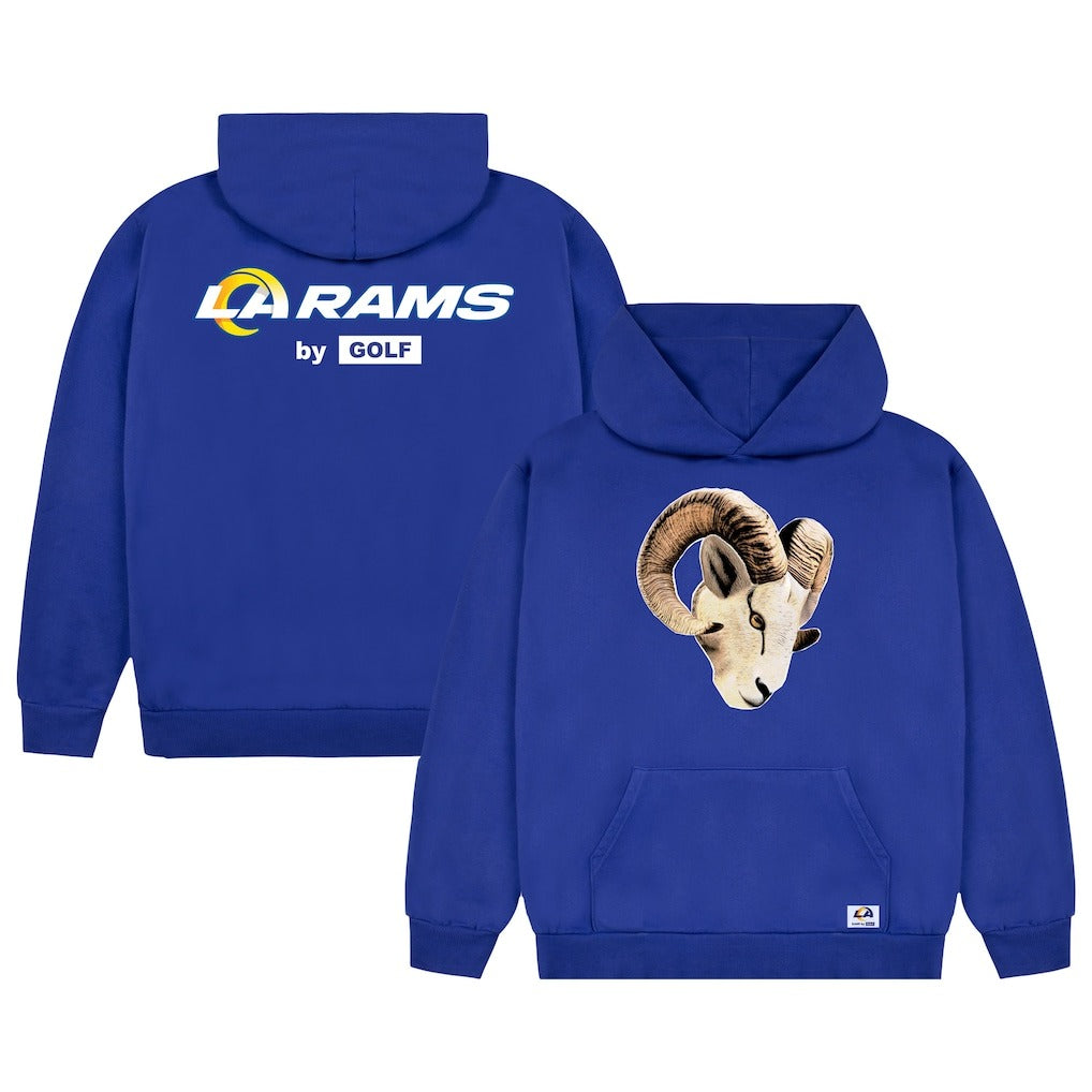Los Angeles Rams GOLF WANG Royal Cutout Hoodie