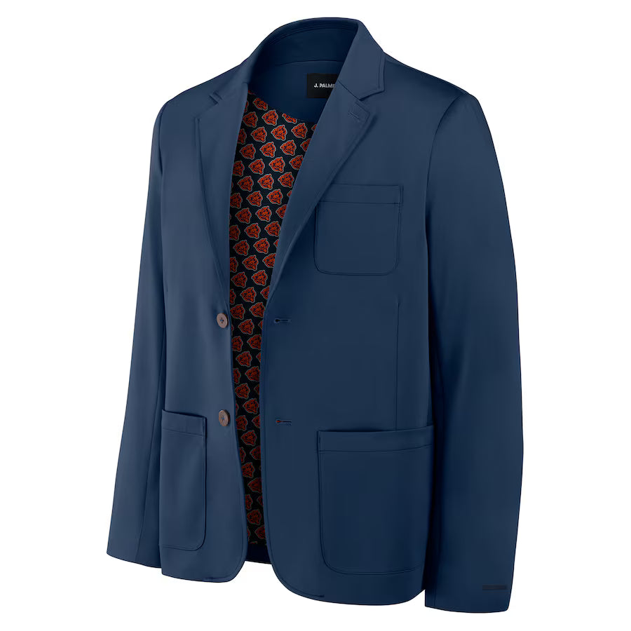 J. Palmer Navy Chicago Bears Man-In-Motion Blazer