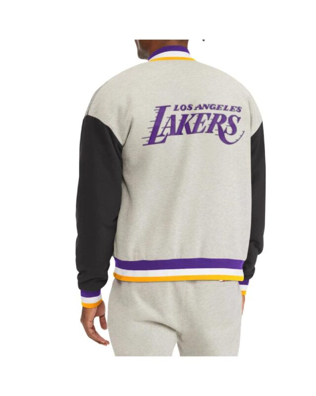 Lakers Tommy Jeans Gray James Jacket