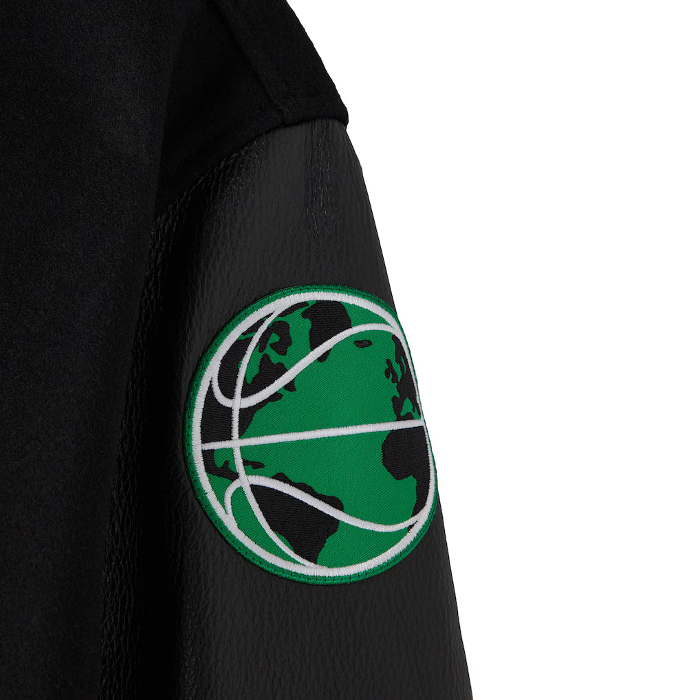 Boston Celtics OVO x NBA Black Varsity Jacket
