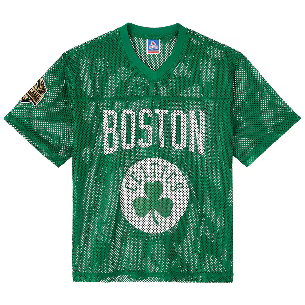Boston Celtics OVO x NBA Mesh Football Fashion Green Jersey