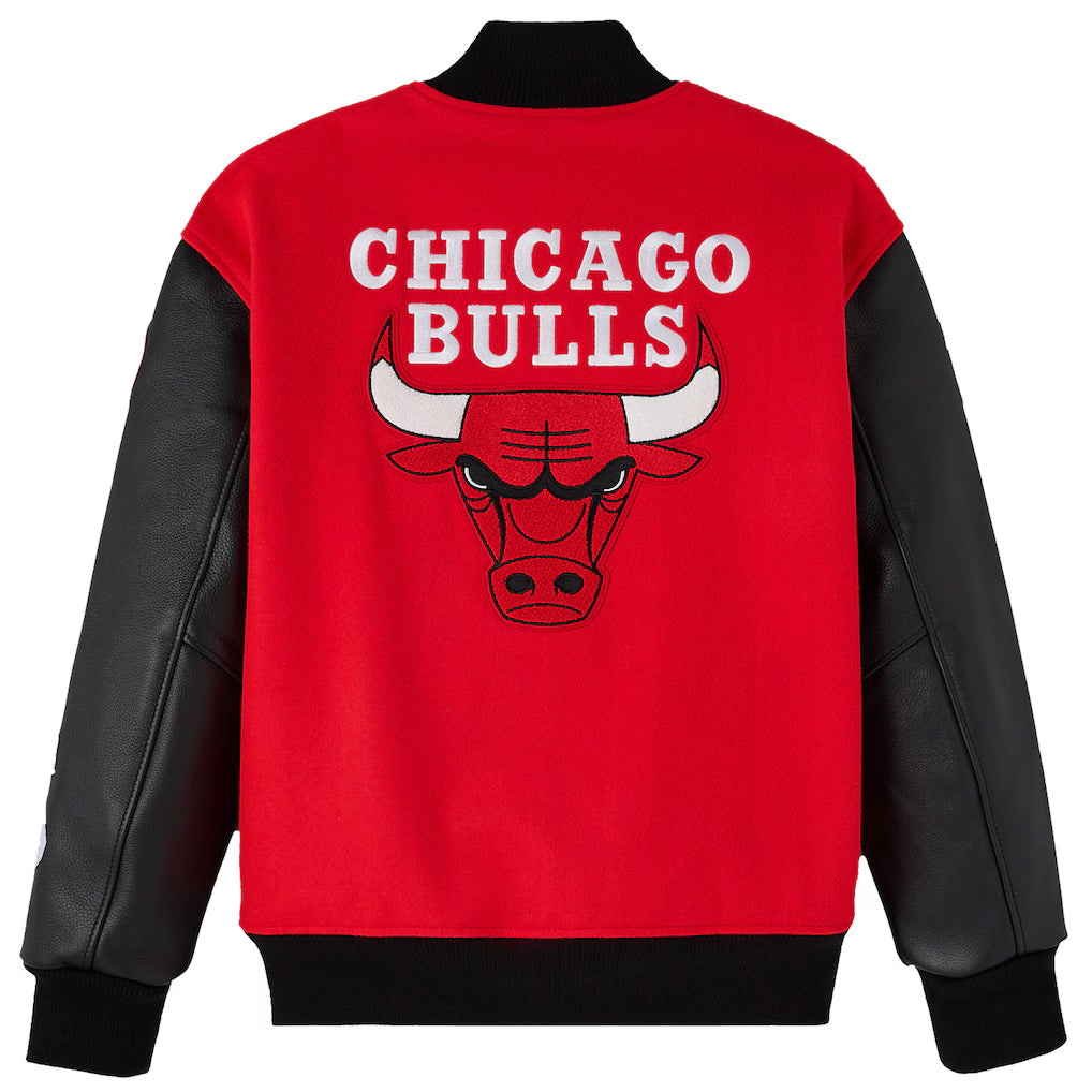 Chicago Bulls OVO x NBA Red Varsity Jacket