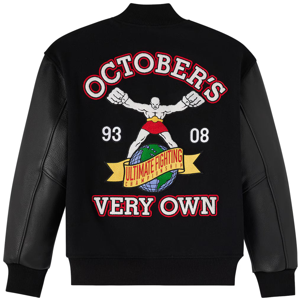 OVO x UFC Varsity Black Jacket
