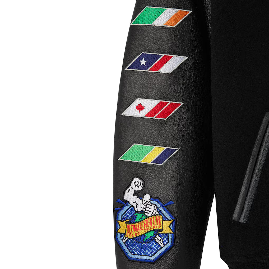 OVO x UFC Varsity Black Jacket