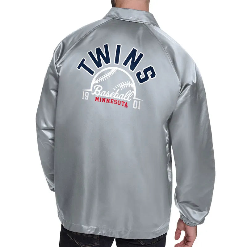 Minnesota Twins Retro Logo Coaches Jacket