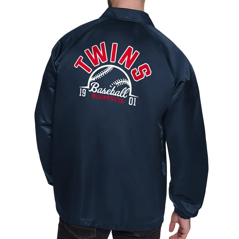 Minnesota Twins Retro Logo Coaches Jacket