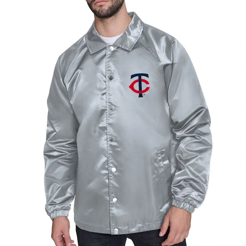 Minnesota Twins Retro Logo Coaches Jacket