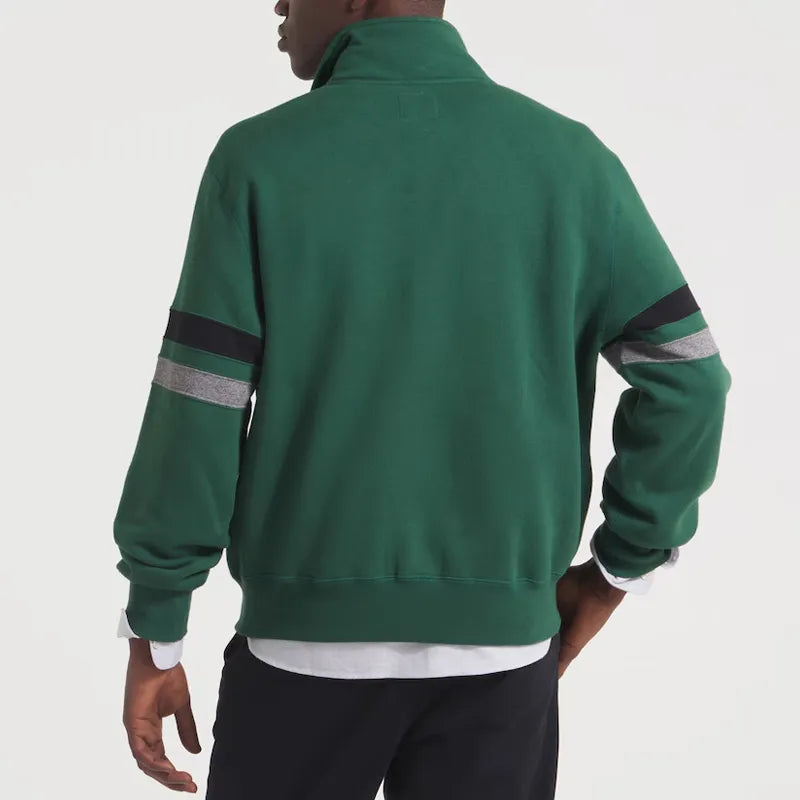 NY Jets Green Striped Fleece Jacket