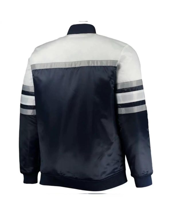 New York Yankees Coaches Full Snap Satin Jacket