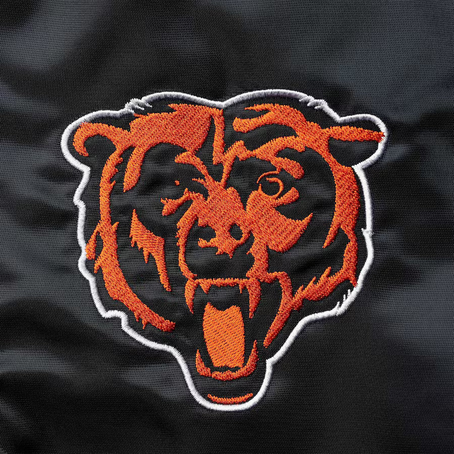 Starter Orange Chicago Bears Leader Varsity Satin Jacket