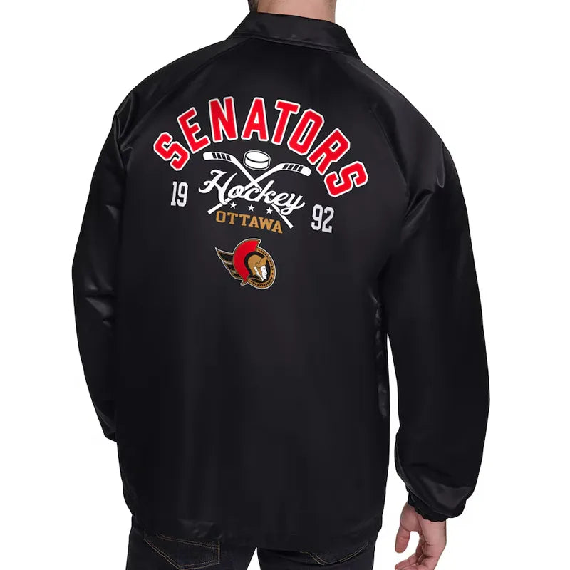 Ottawa Senators Retro Logo Coaches Jacket