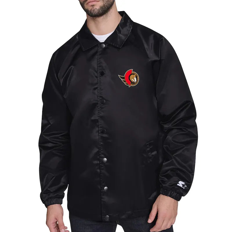 Ottawa Senators Retro Logo Coaches Jacket