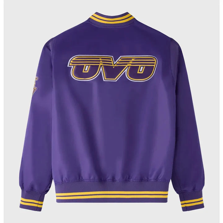 OVO LA Lakers Purple Jacket