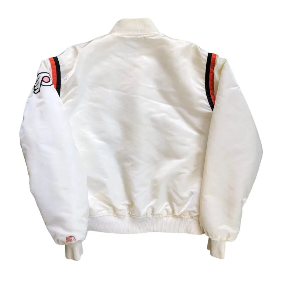 Philadelphia Flyers 80’s White Bomber Jacket