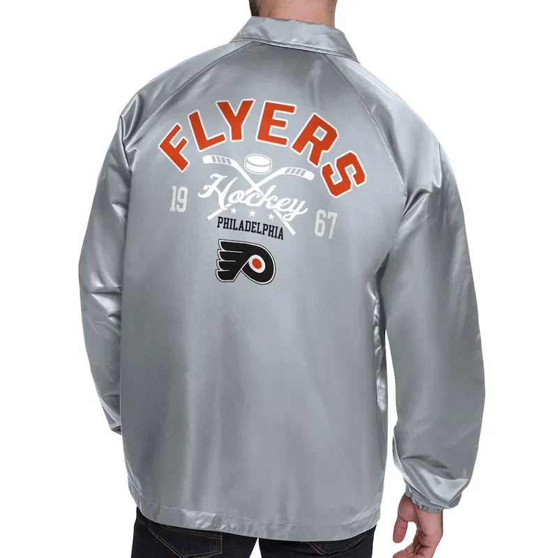 Philadelphia Flyers Retro Logo Coaches Jacket