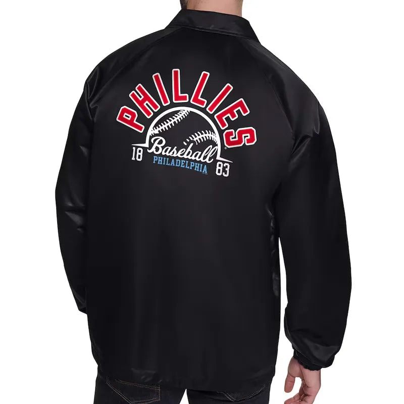 Philadelphia Phillies Retro Logo Coaches Jacket