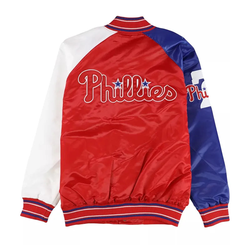Philadelphia Phillies Hometown Varsity Satin Jacket