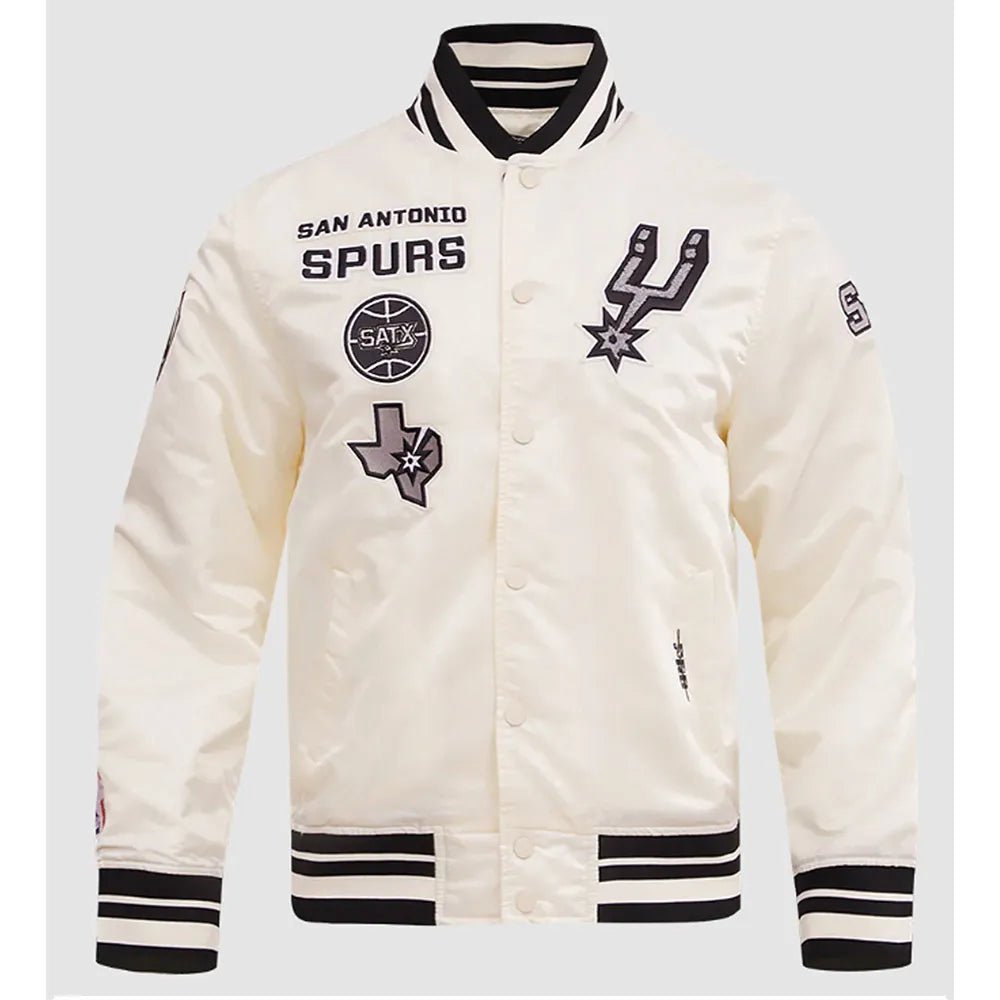 San Antonio Spurs Retro Classic Rib Jacket