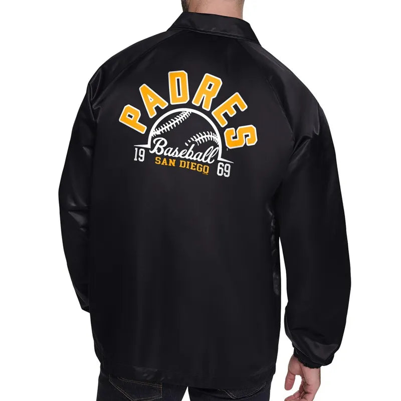 San Diego Padres Retro Logo Coaches Jacket