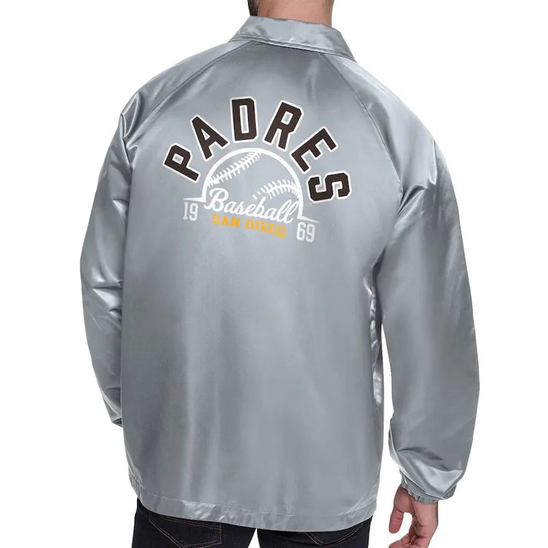 San Diego Padres Retro Logo Coaches Jacket