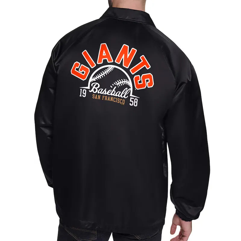San Francisco Giants Retro Logo Coaches Jacket