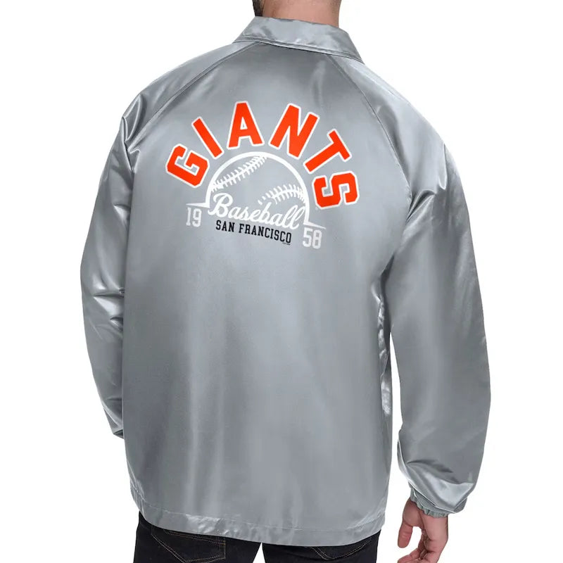 San Francisco Giants Retro Logo Coaches Jacket